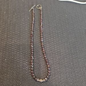 Garnet 925 Silver Necklace